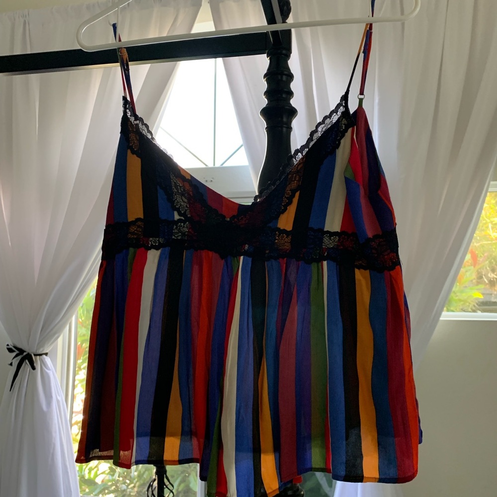 Zara TRF striped tank top size S
